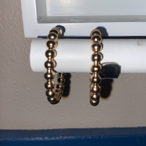 Gold Earrings from Lulus - Picture 2 of 3